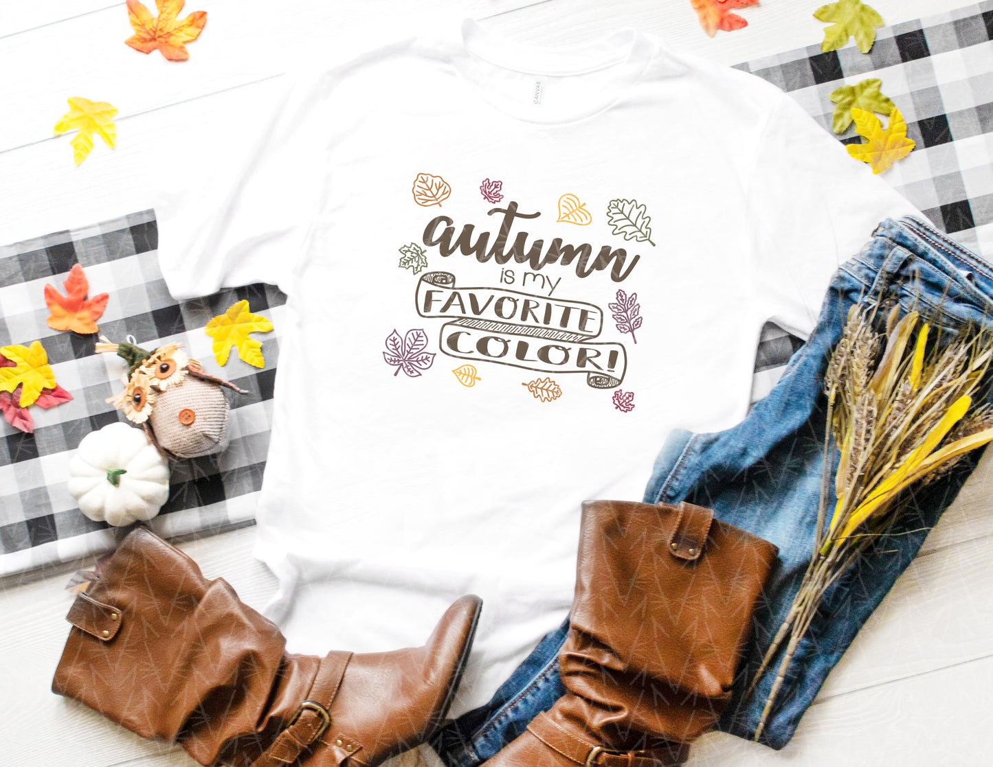 Autumn is My Favorite Color Shirt (Faded Color Graphic)