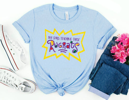 100 Days with Cartoon Kids Shirt