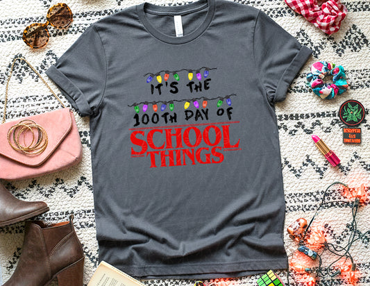 100 Days of Strange School Things Shirt