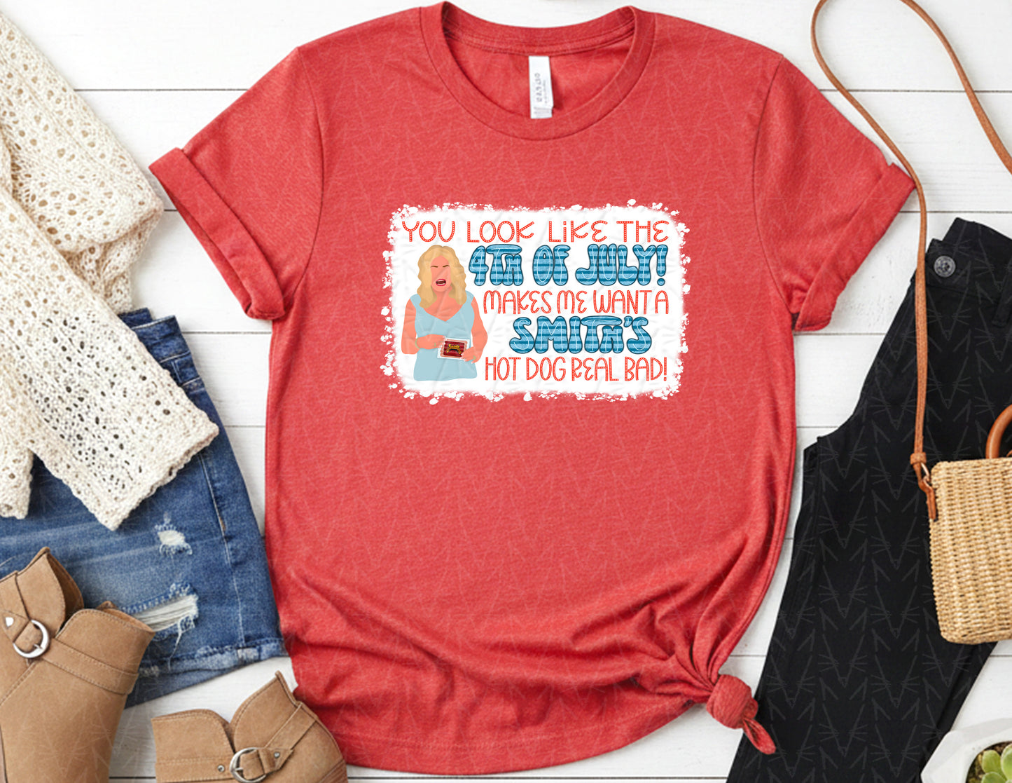 4th Of July Makes Me Want a Smith's Hot Dog Shirt