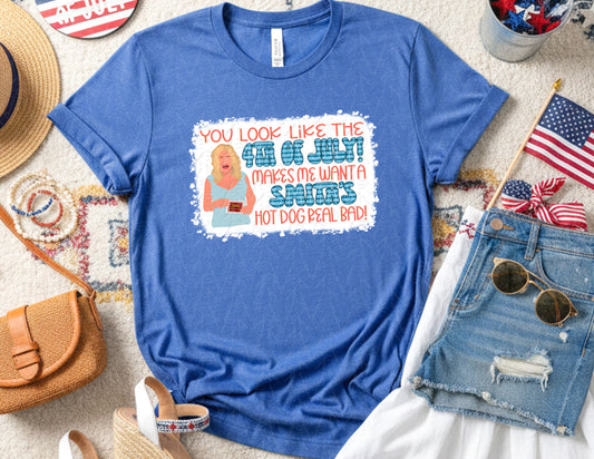4th Of July Makes Me Want a Smith's Hot Dog Shirt