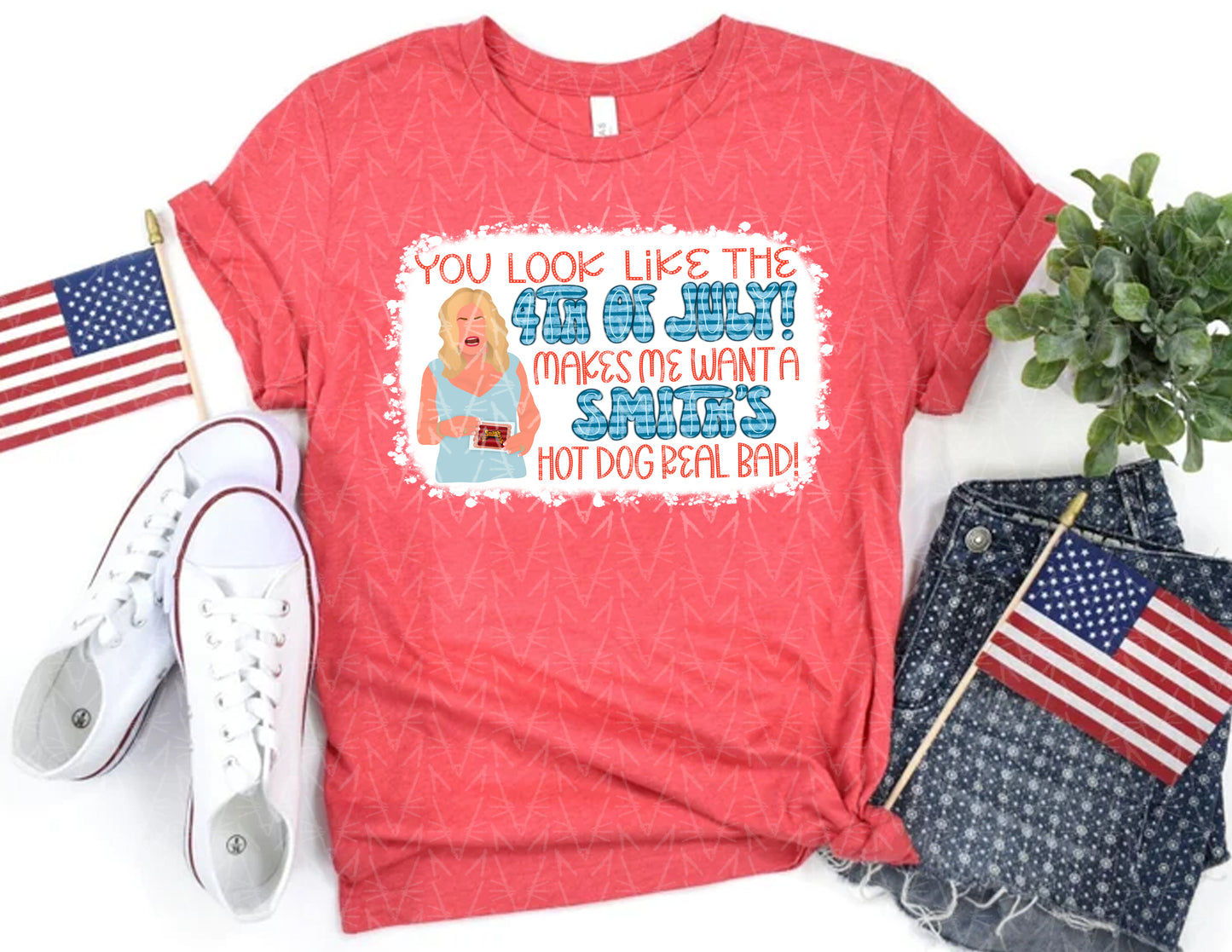 4th Of July Makes Me Want a Smith's Hot Dog Shirt