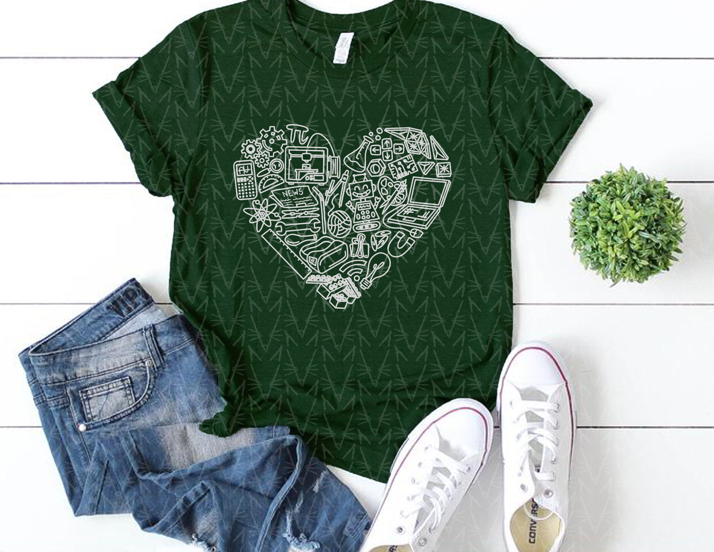 STEAMing with Love Shirt (School Color Combo)