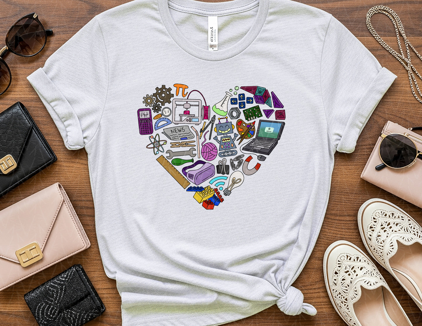 STEAMing with Love Shirt (Full Color Graphic)