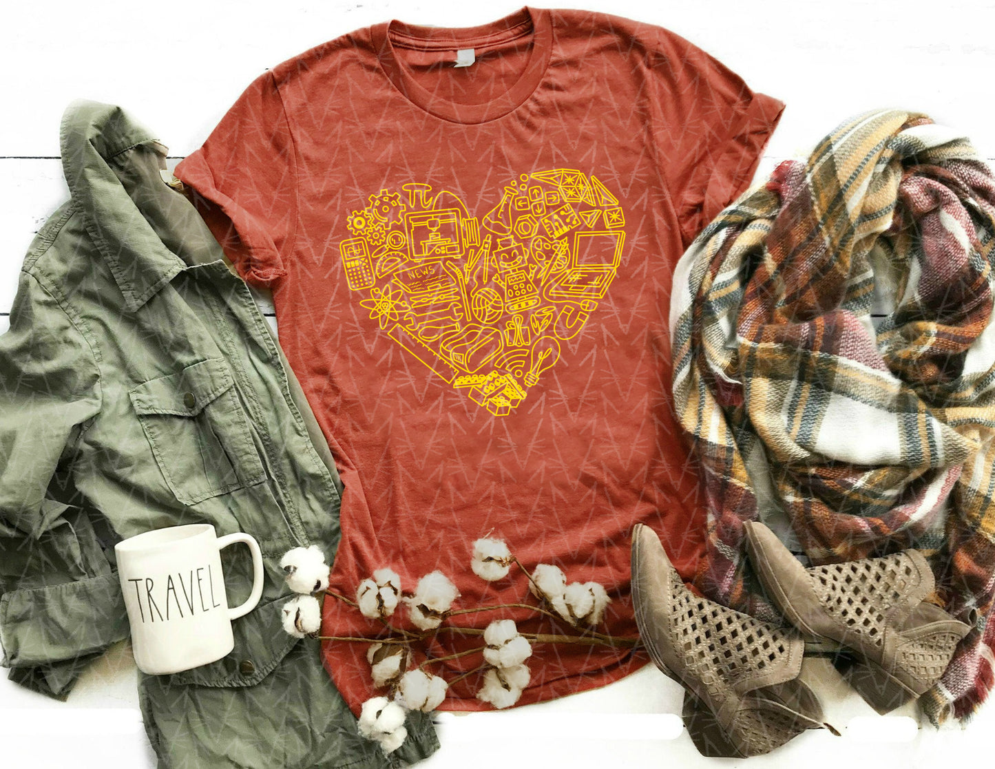 STEAMing with Love Shirt (Fall Color Combo)