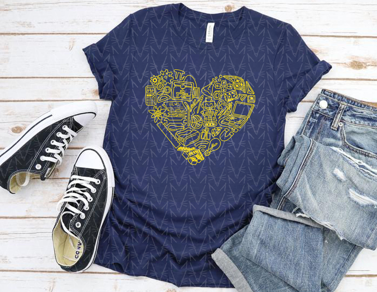 STEAMing with Love Shirt (School Color Combo)