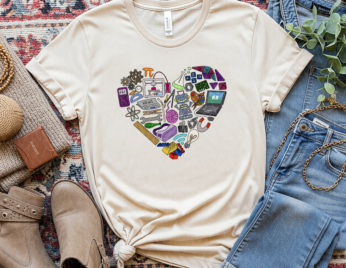 STEAMing with Love Shirt (Full Color Graphic)