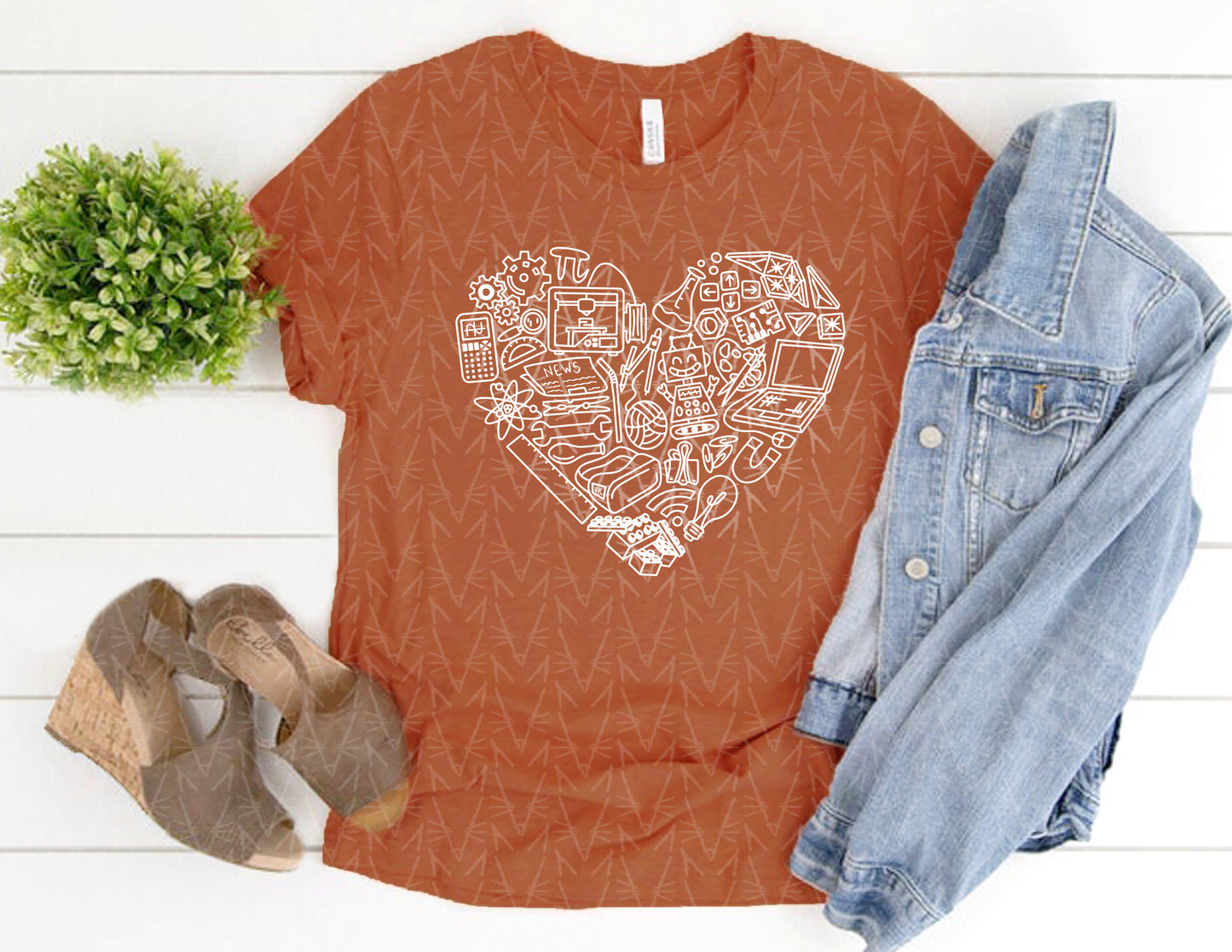 STEAMing with Love Shirt (School Color Combo)