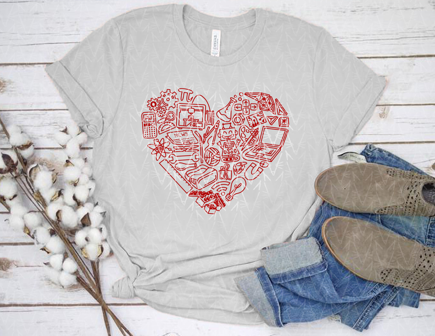 STEAMing with Love Shirt (School Color Combo)