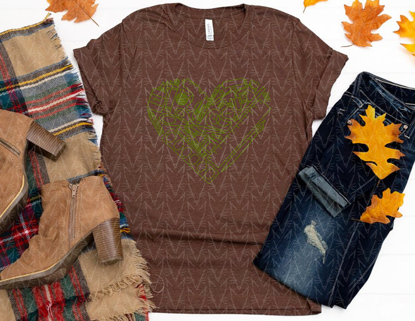 heART Supplies Shirt (Fall Color Combo)