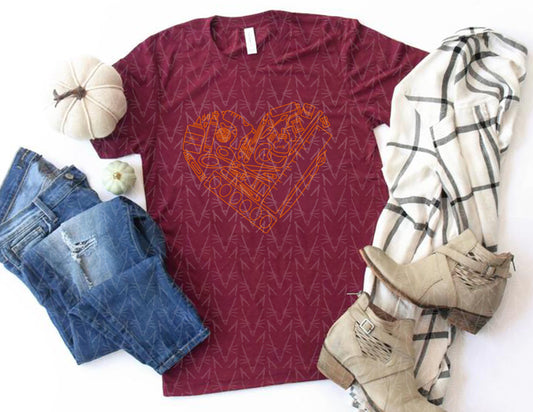 heART Supplies Shirt (Fall Color Combo)