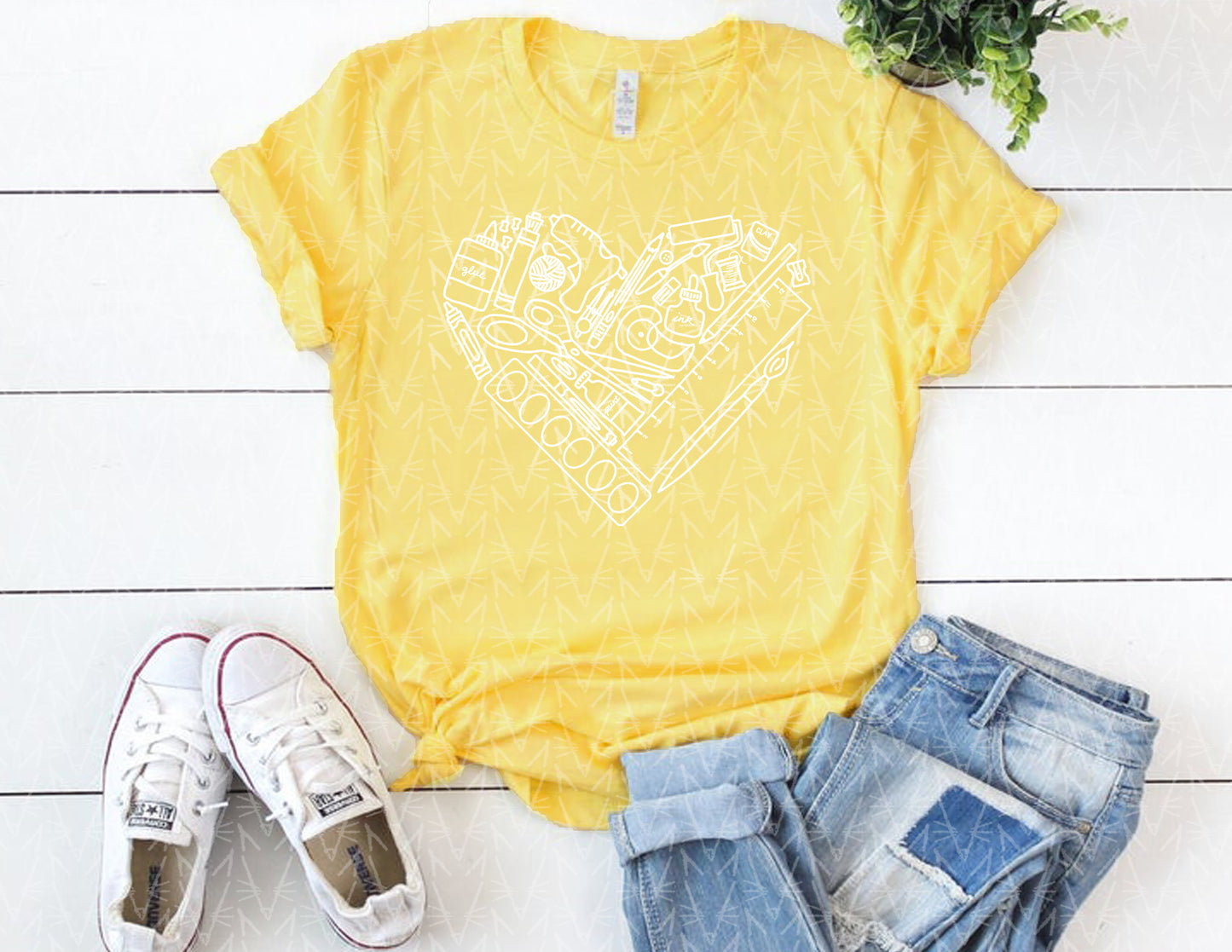 heART Supplies Shirt (Spring Color Combo)