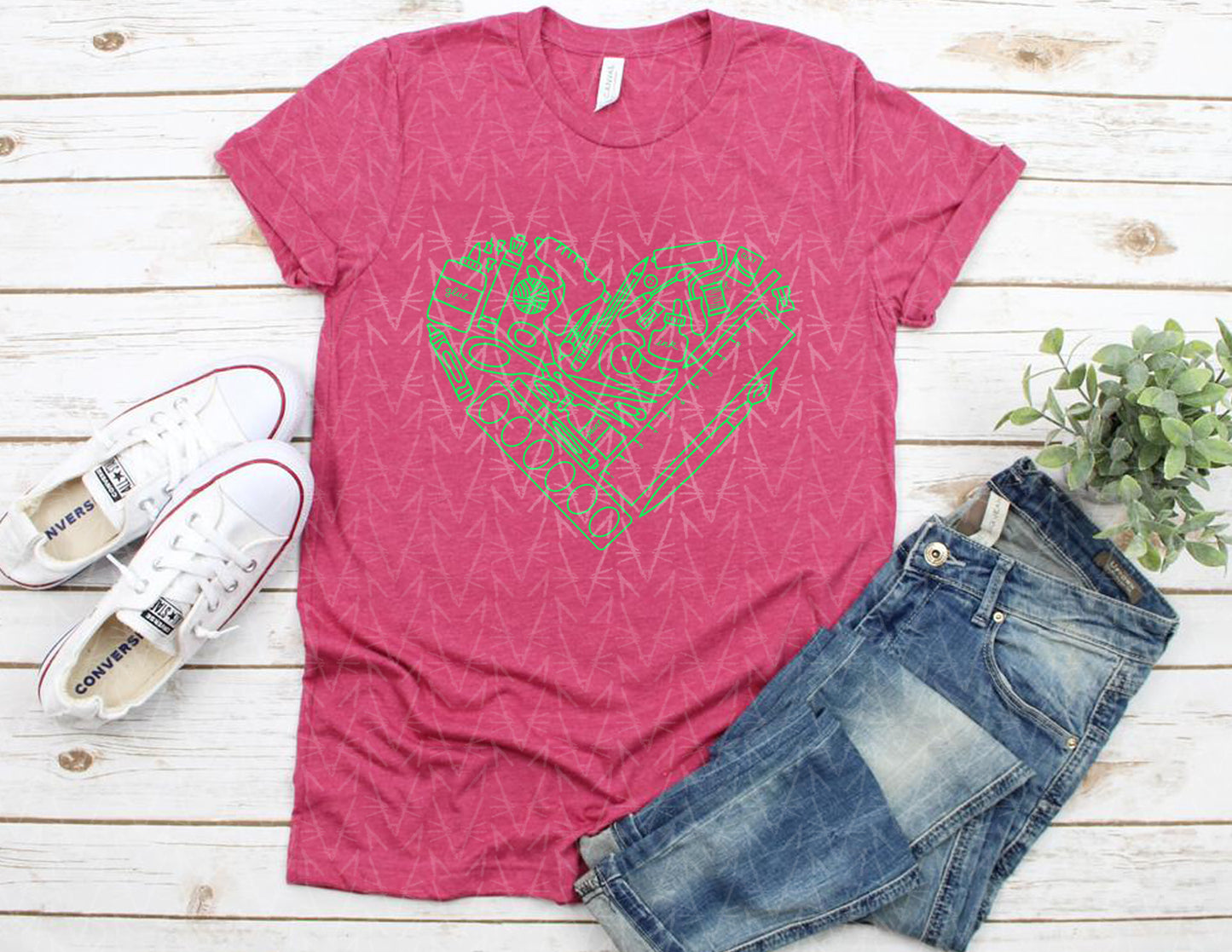 heART Supplies Shirt (Summer Color Combo)