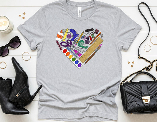 heART Supplies Shirt (Full Color Graphic)