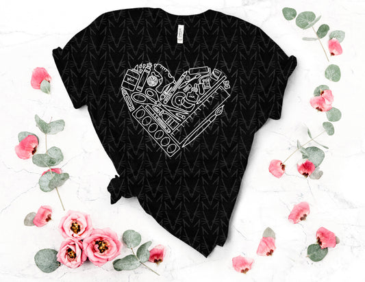 heART Supplies Shirt (White Graphic)