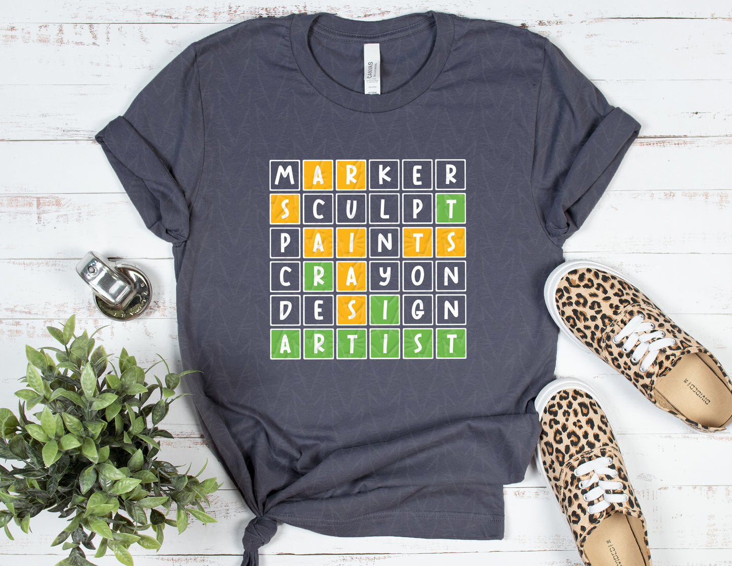 Artle Shirt (White Graphic)