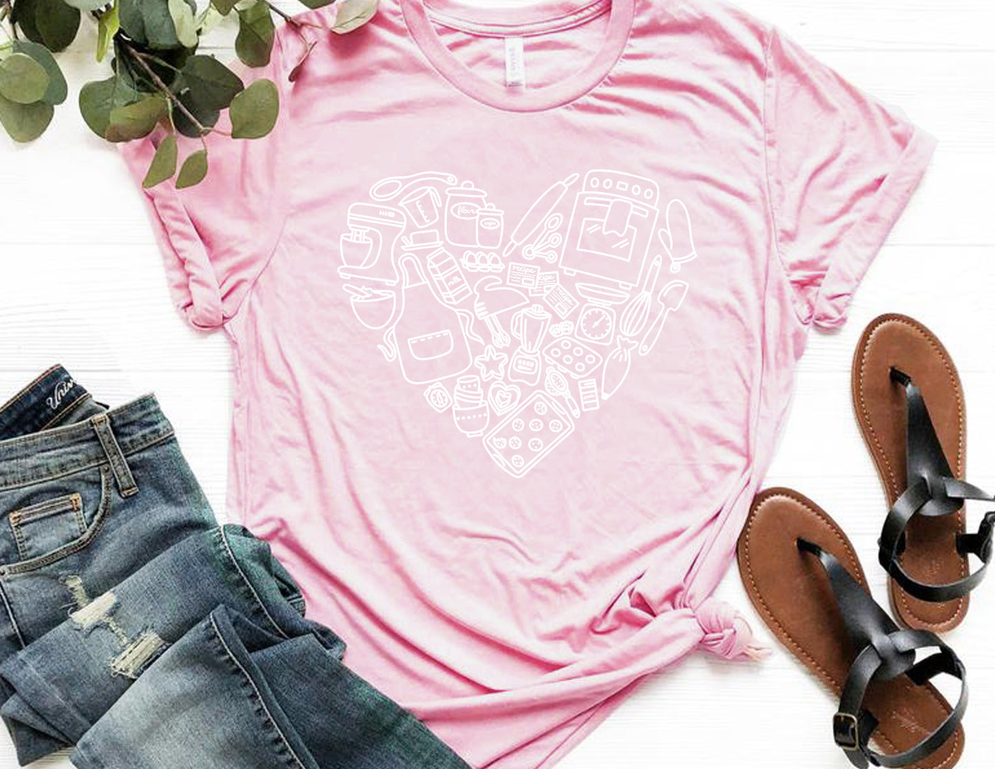 Baking from the Heart Shirt (Spring Color Combo)