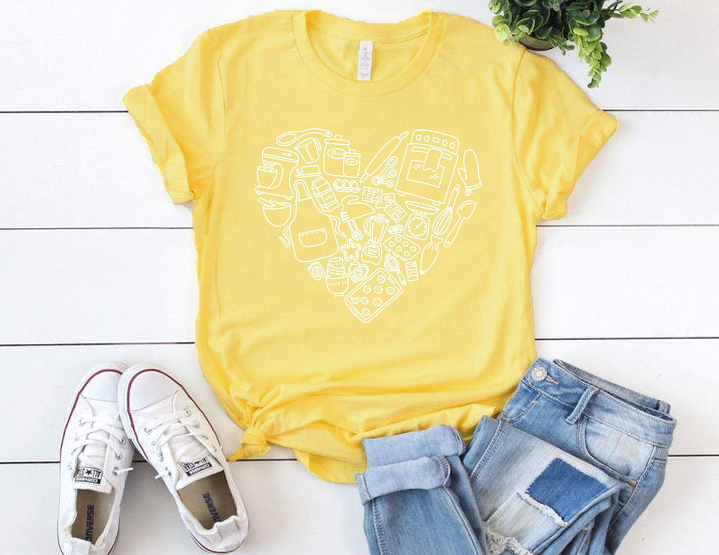 Baking from the Heart Shirt (Spring Color Combo)