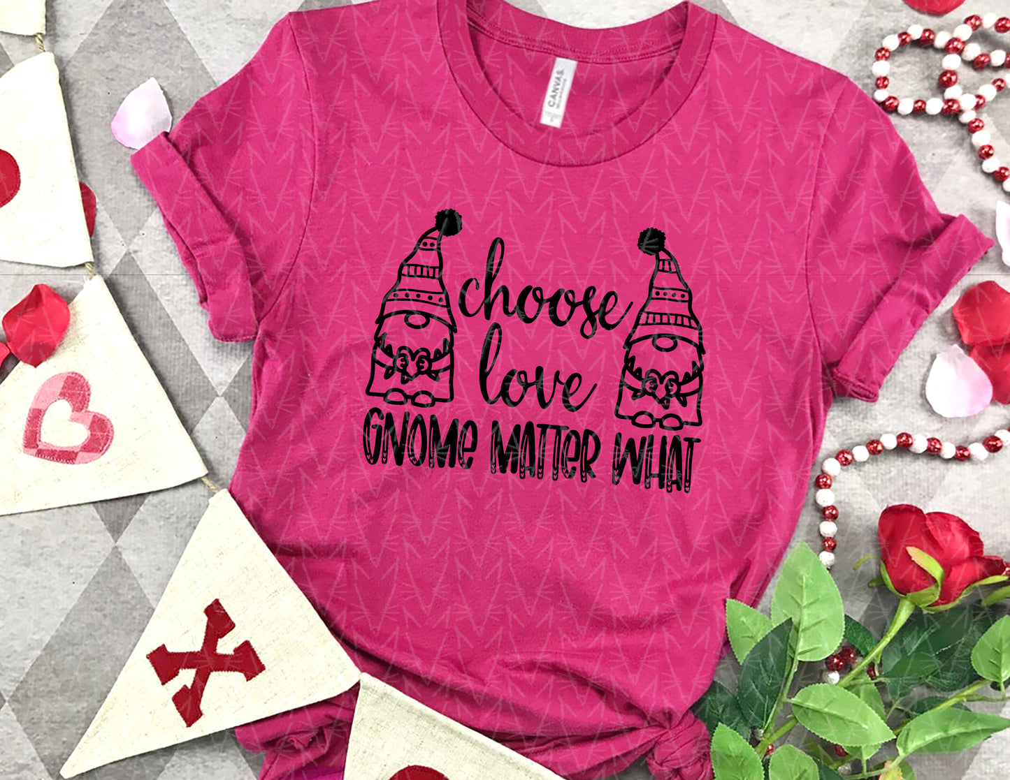 Choose Love Gnome Matter What Shirt