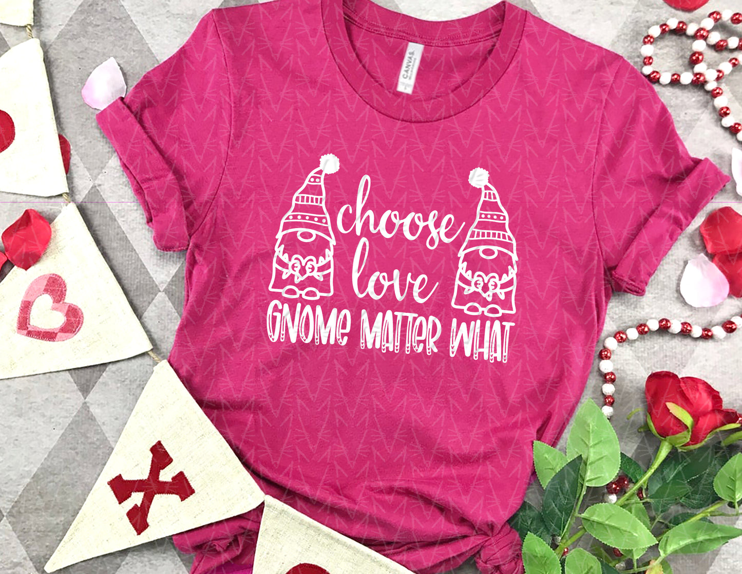 Choose Love Gnome Matter What Shirt