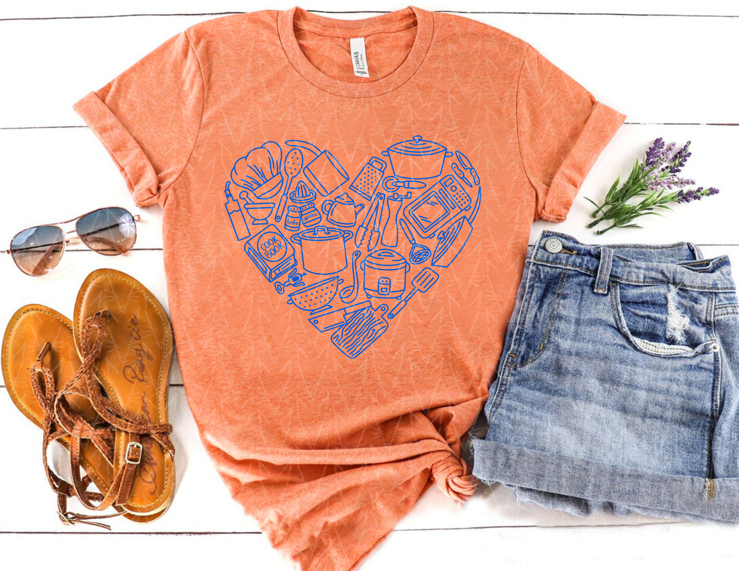 Cooking with Love Shirt (Summer Color Combo)