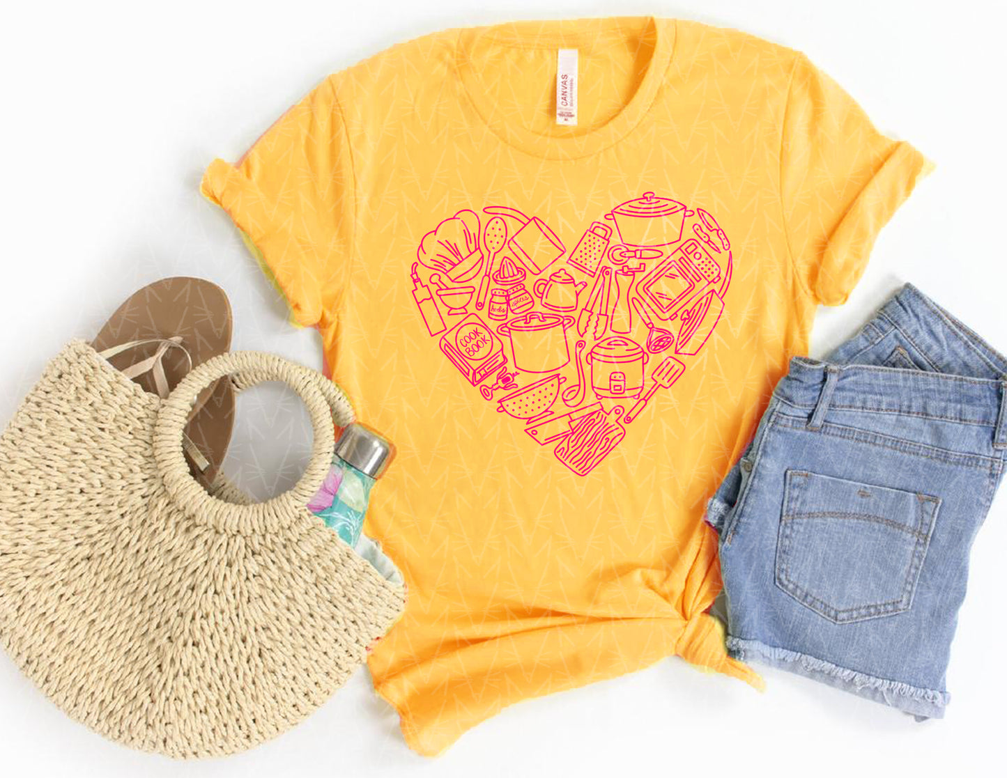 Cooking with Love Shirt (Summer Color Combo)