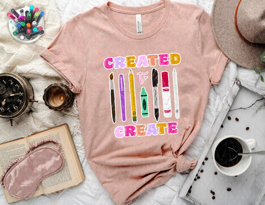 Created to Create Shirt (Color Graphic)