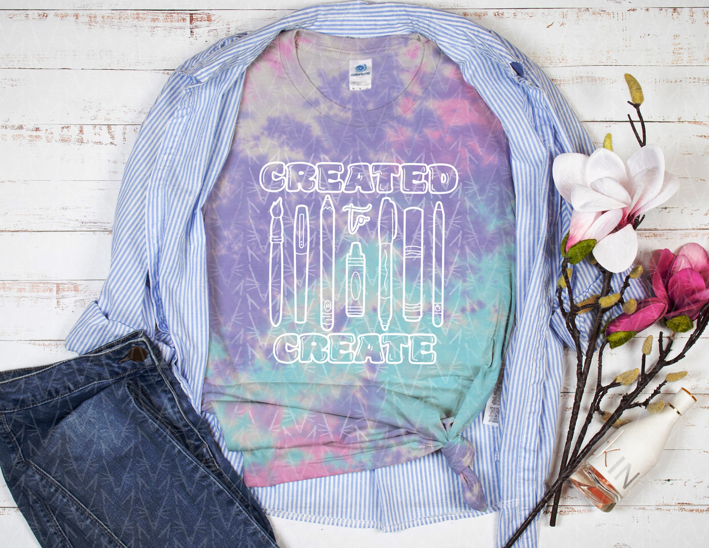 Created to Create Shirt (White Graphic)