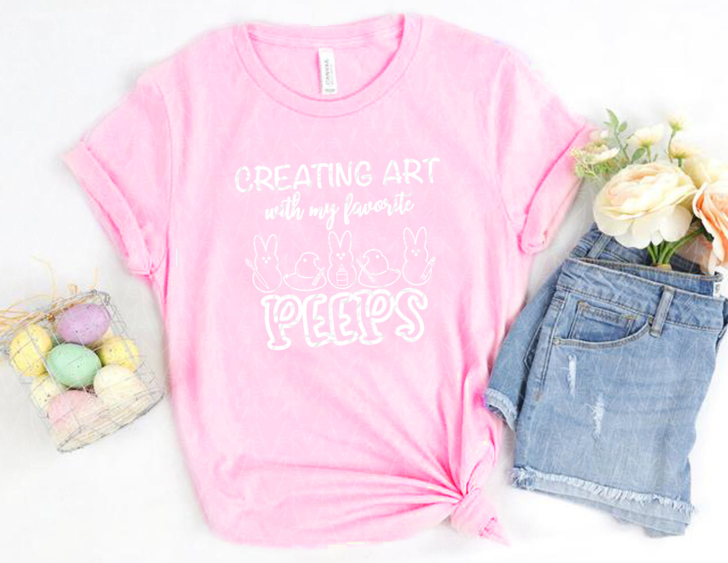 Creating Art with My Favorite Peeps Shirt