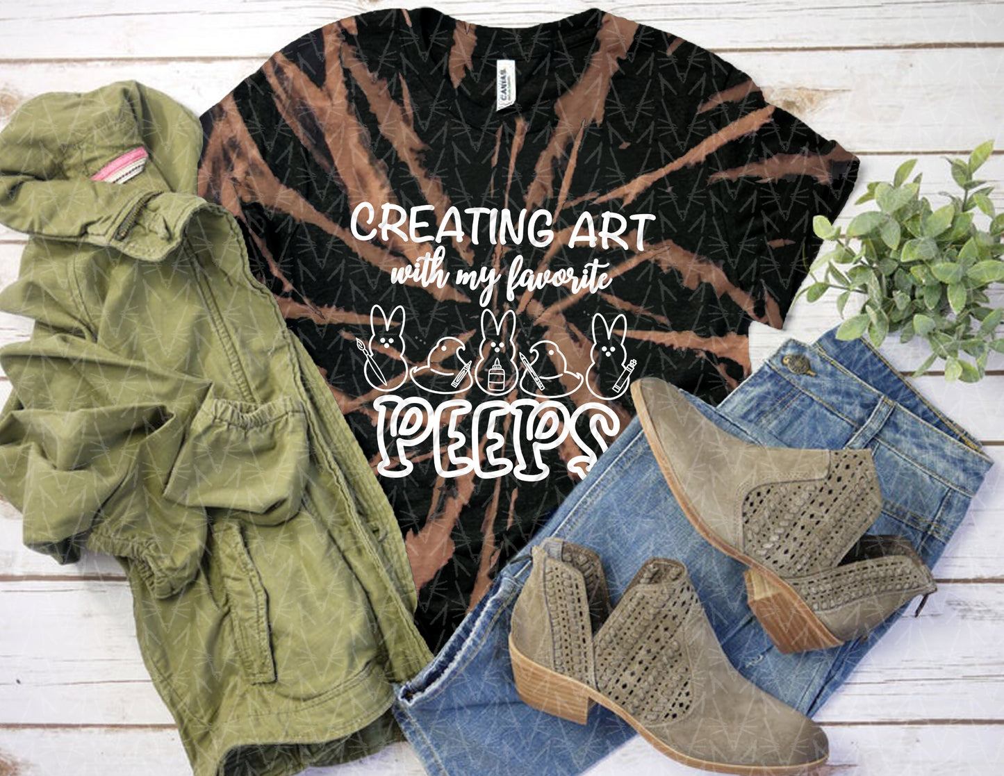 Creating Art with My Favorite Peeps Shirt