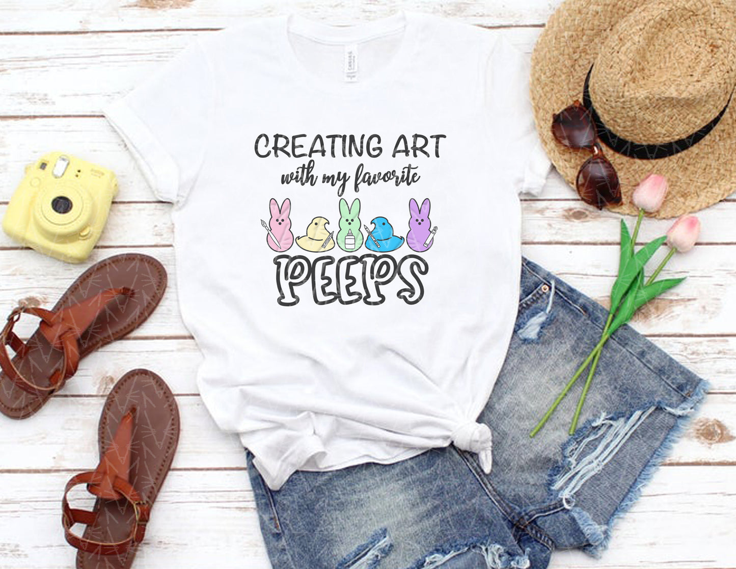 Creating Art with My Favorite Peeps Shirt