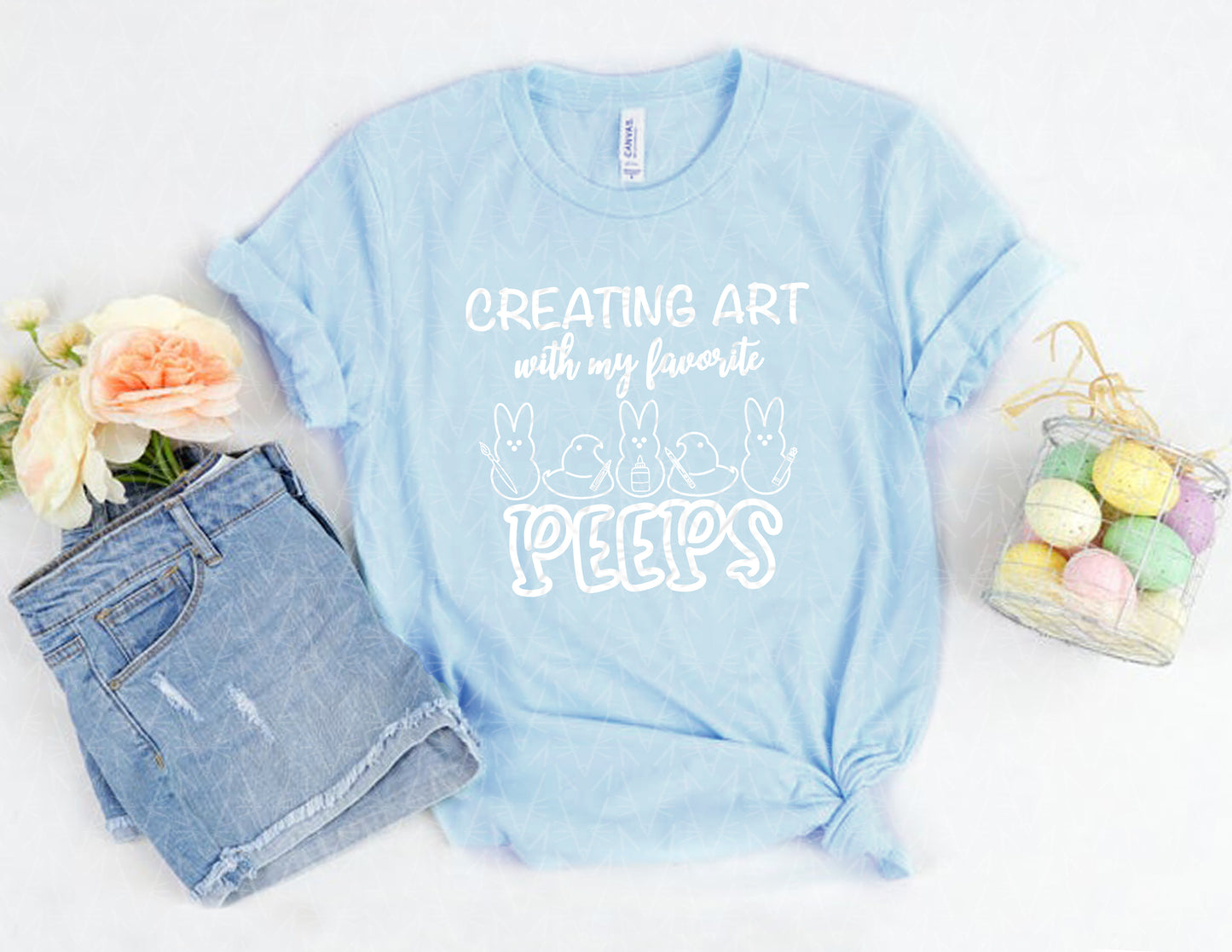 Creating Art with My Favorite Peeps Shirt