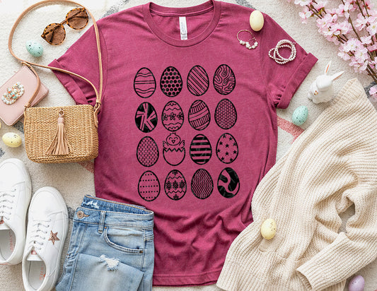 Patterned Easter Egg Shirt