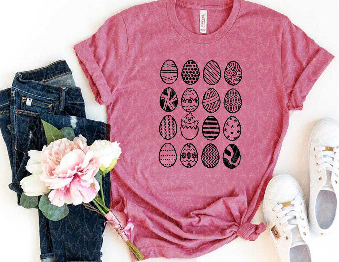 Patterned Easter Egg Shirt