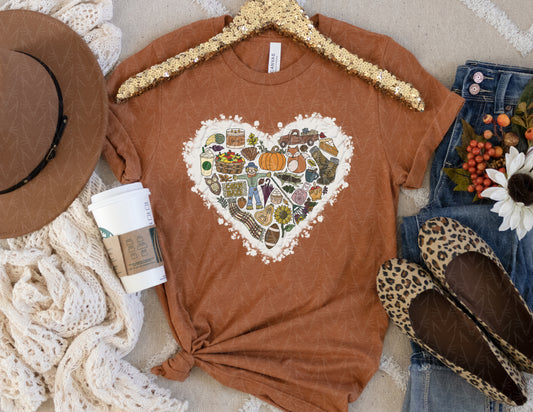 FALLing in Love with Autumn Shirt (Full Color Graphic)