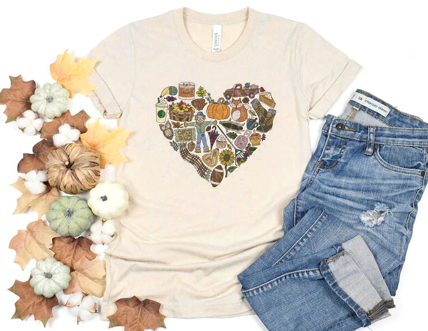 FALLing in Love with Autumn Shirt (Full Color Graphic)