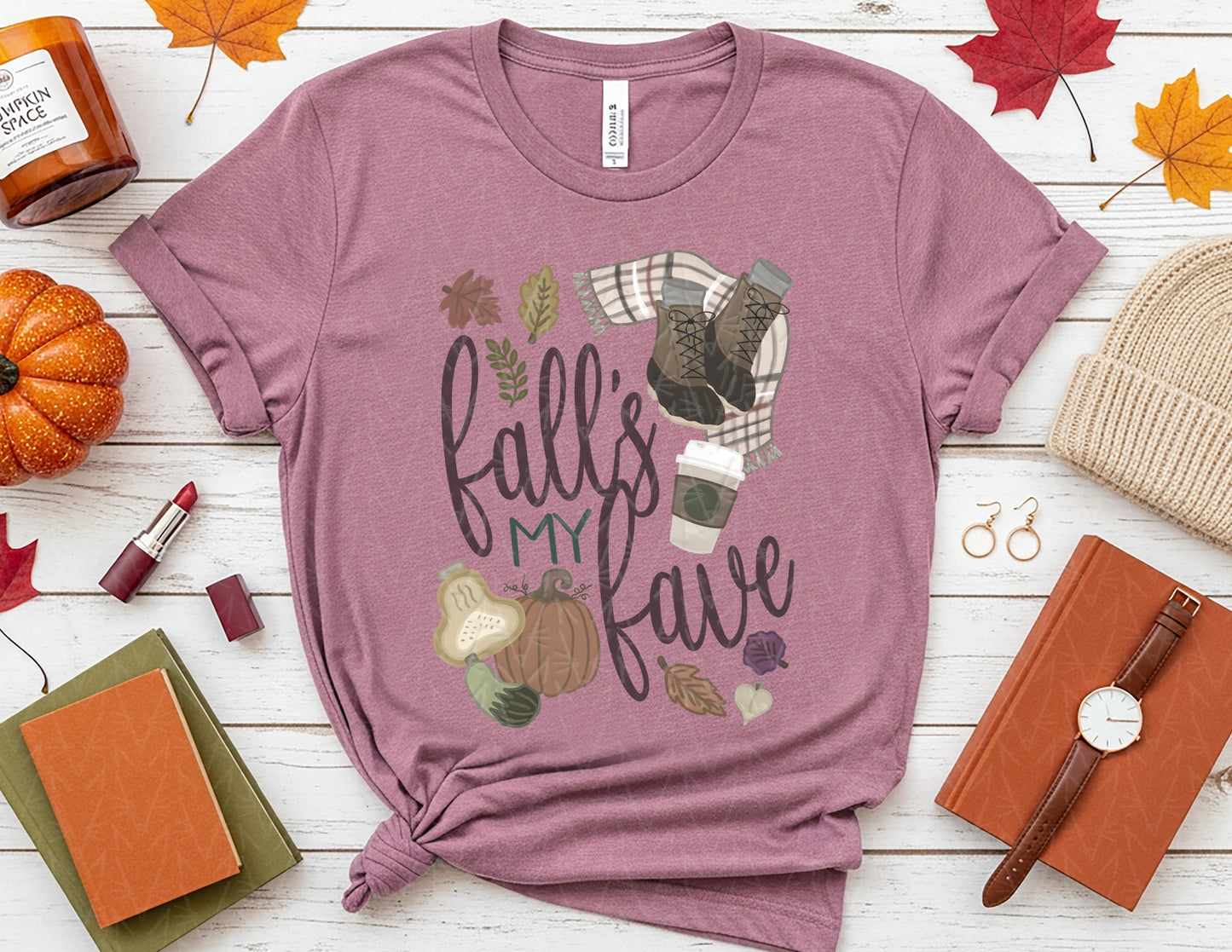 Fall's My Fave Shirt (Full Color Graphic)