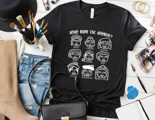 Female Artists Run the World - Vol. 1 (White Graphic)