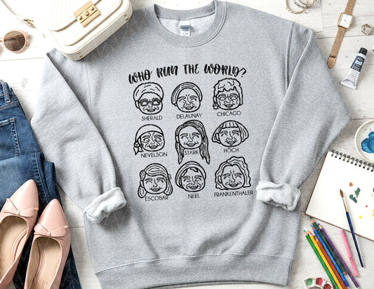 Female Artists Run the World Sweatshirt - Vol. 2