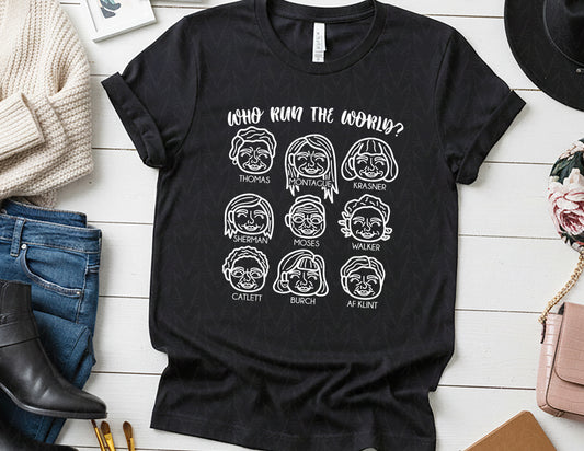 Female Artists Run the World - Vol. 3 (White Graphic)