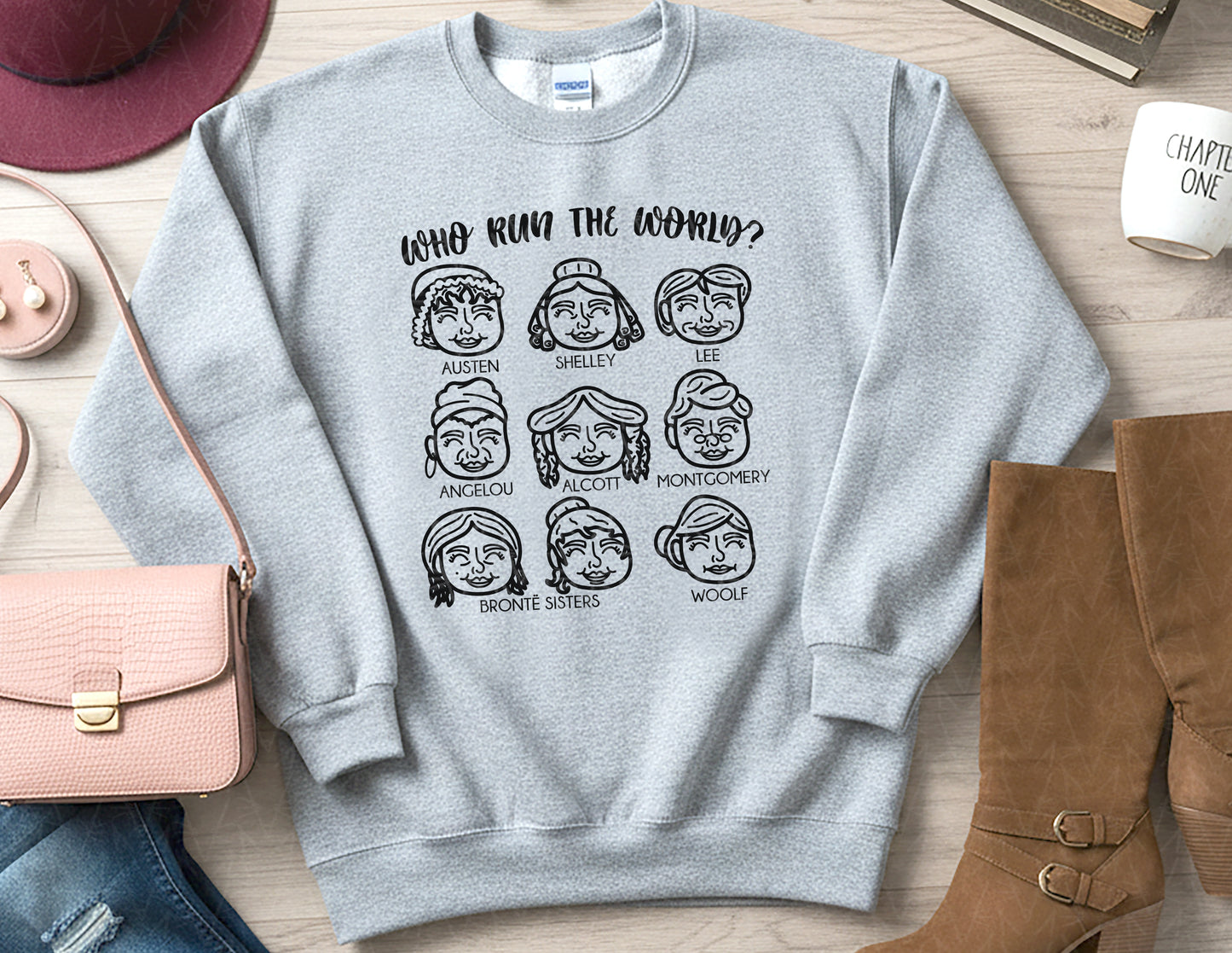 Female Authors Run the World Sweatshirt - Vol. 1