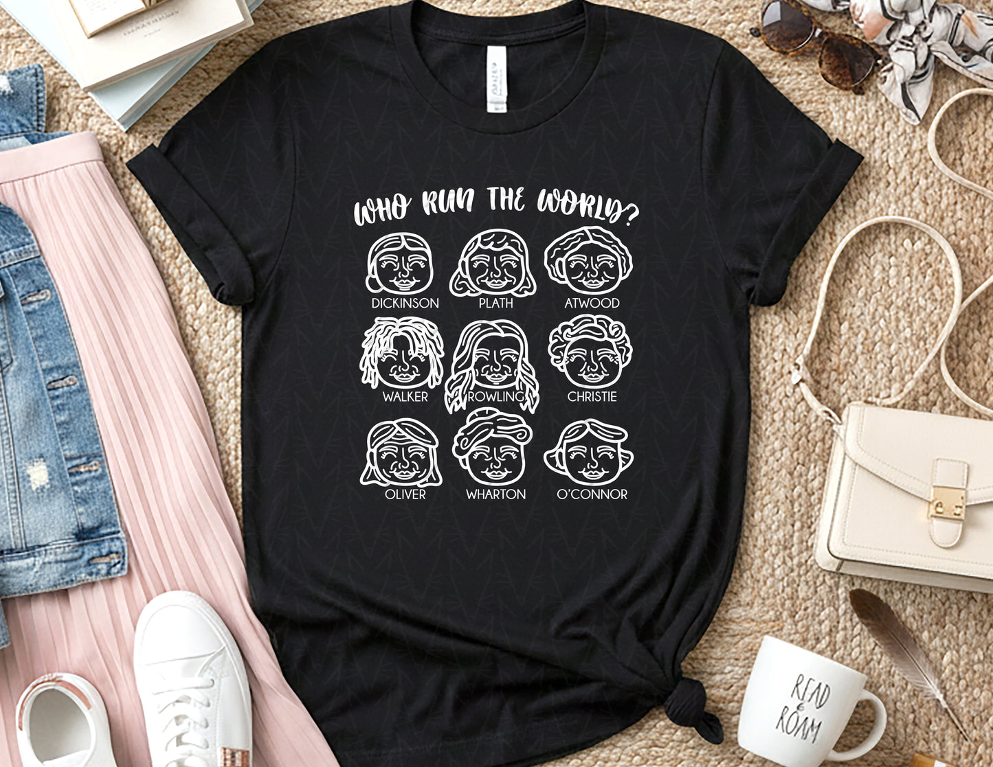 Female Authors Run the World - Vol. 2 (White Graphic)