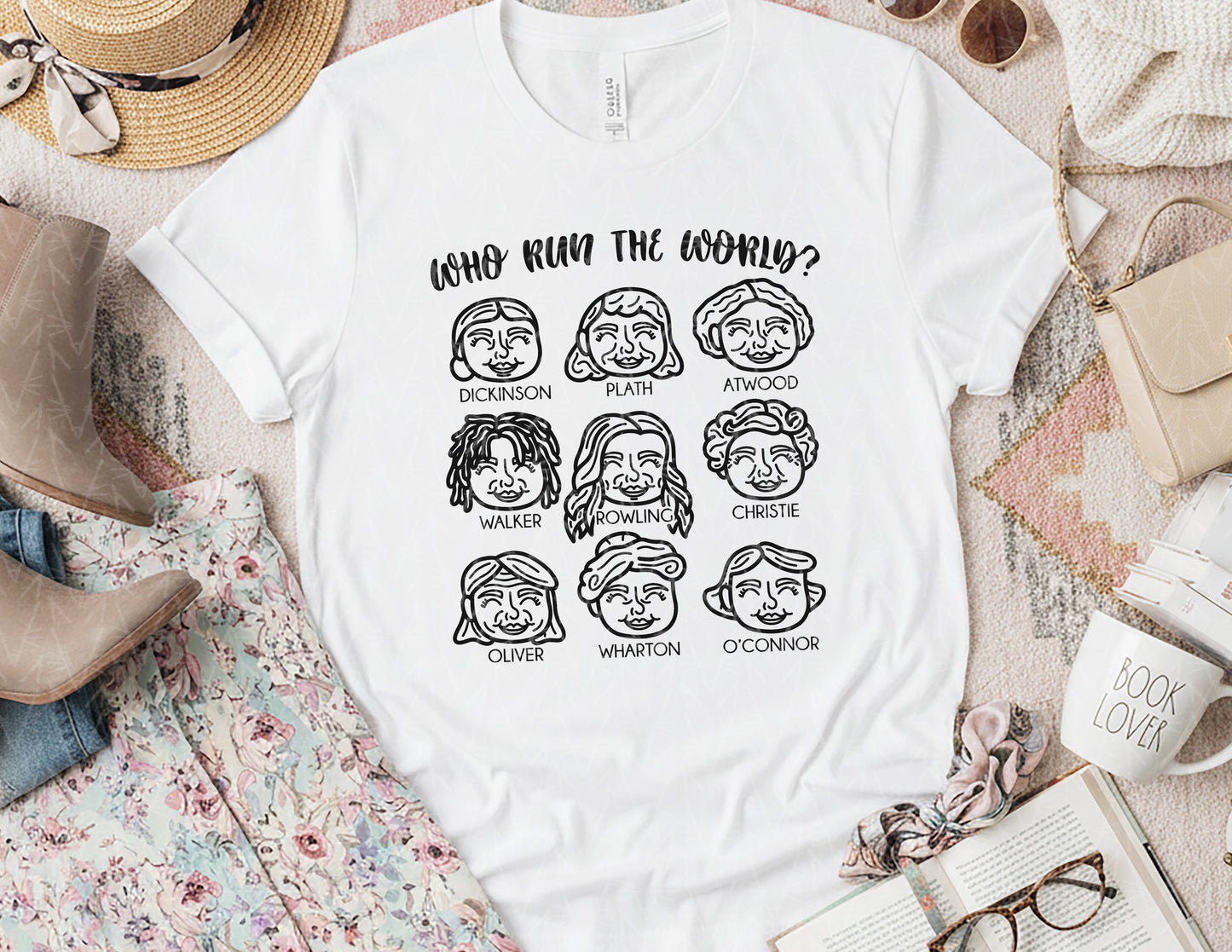 Female Authors Run the World - Vol. 2 (Black Graphic)