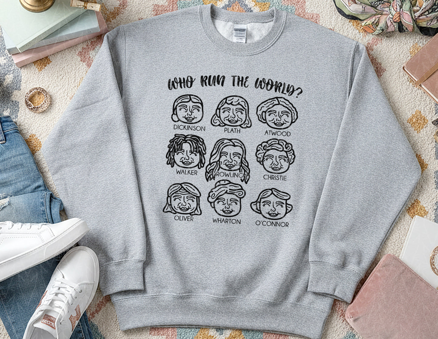 Female Authors Run the World Sweatshirt - Vol. 2