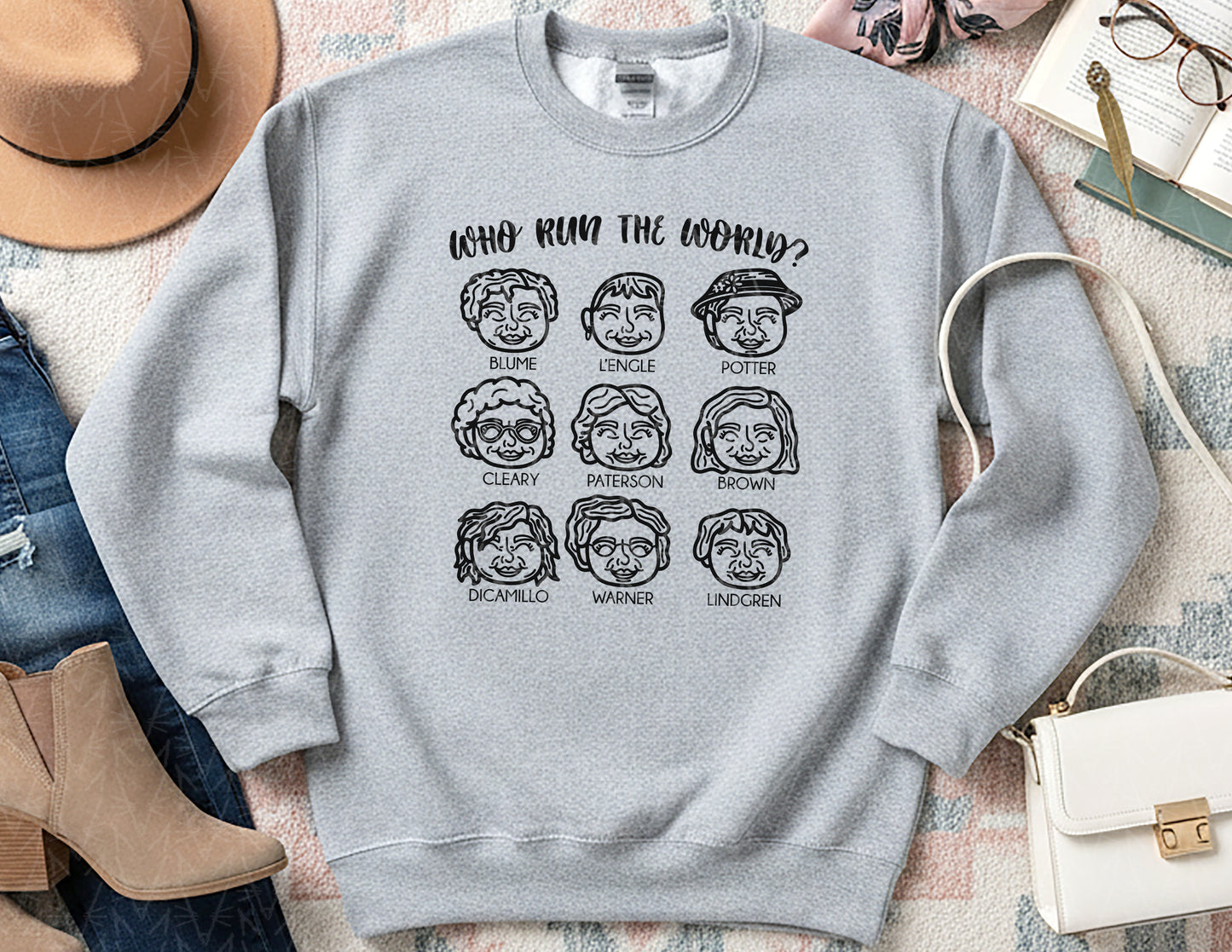 Female Authors Run the World Sweatshirt - Vol. 3