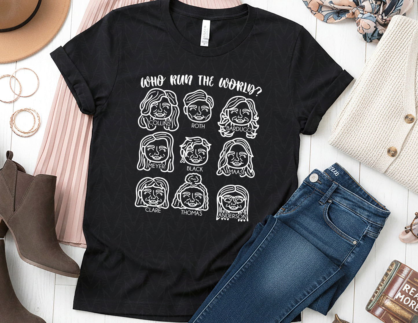 Female Authors Run the World - Vol. 4 (White Graphic)