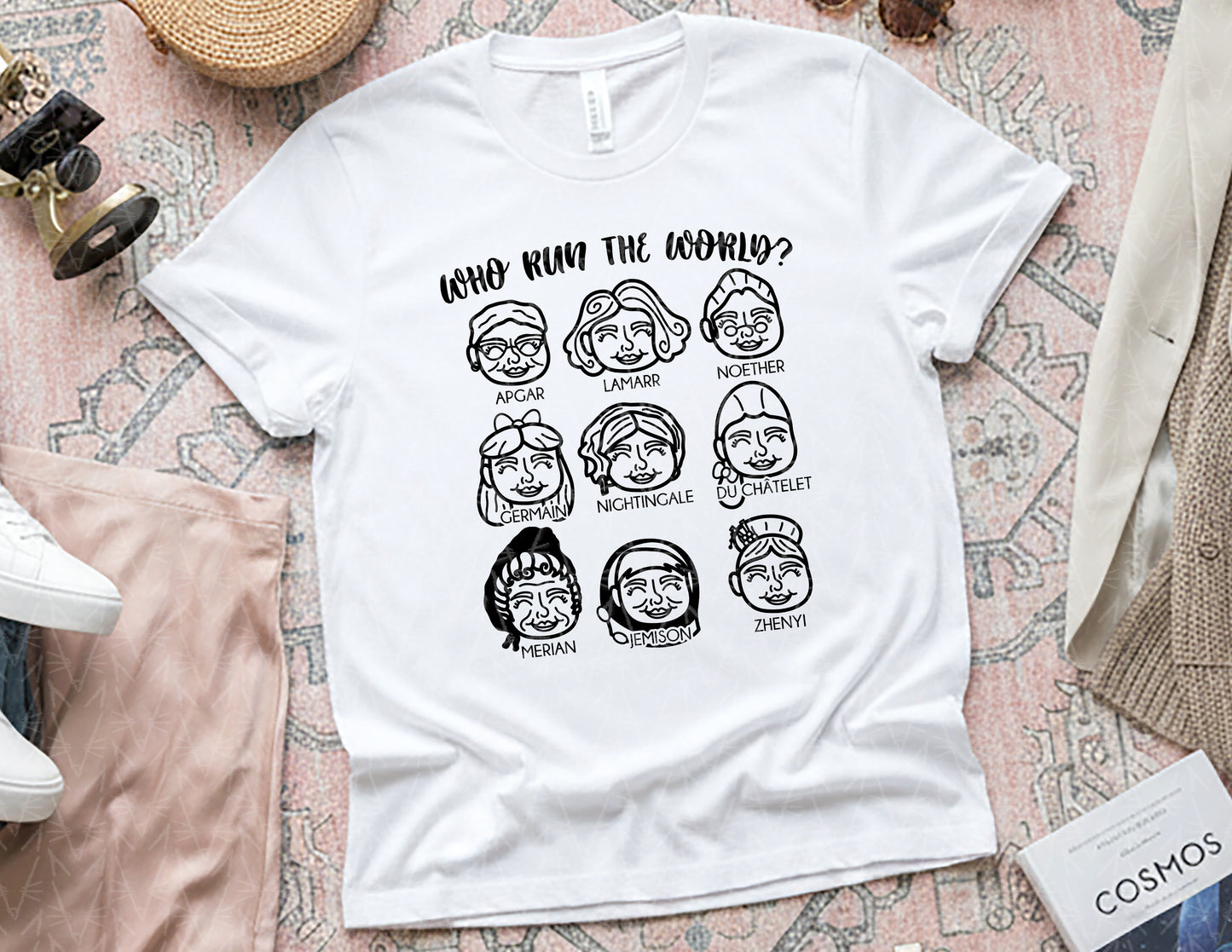 Female Scientists Run the World - Vol. 2 (Black Graphic)