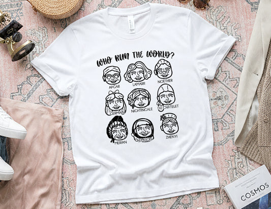 Female Scientists Run the World - Vol. 2 (Black Graphic)