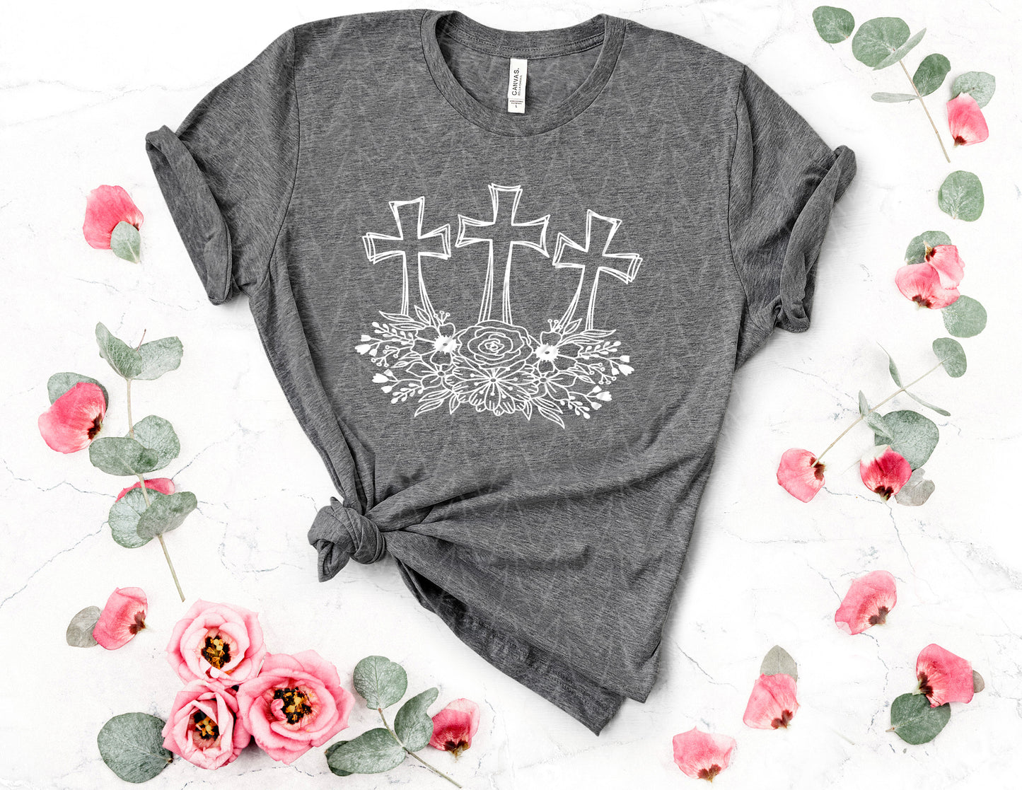 Floral Cross Shirt