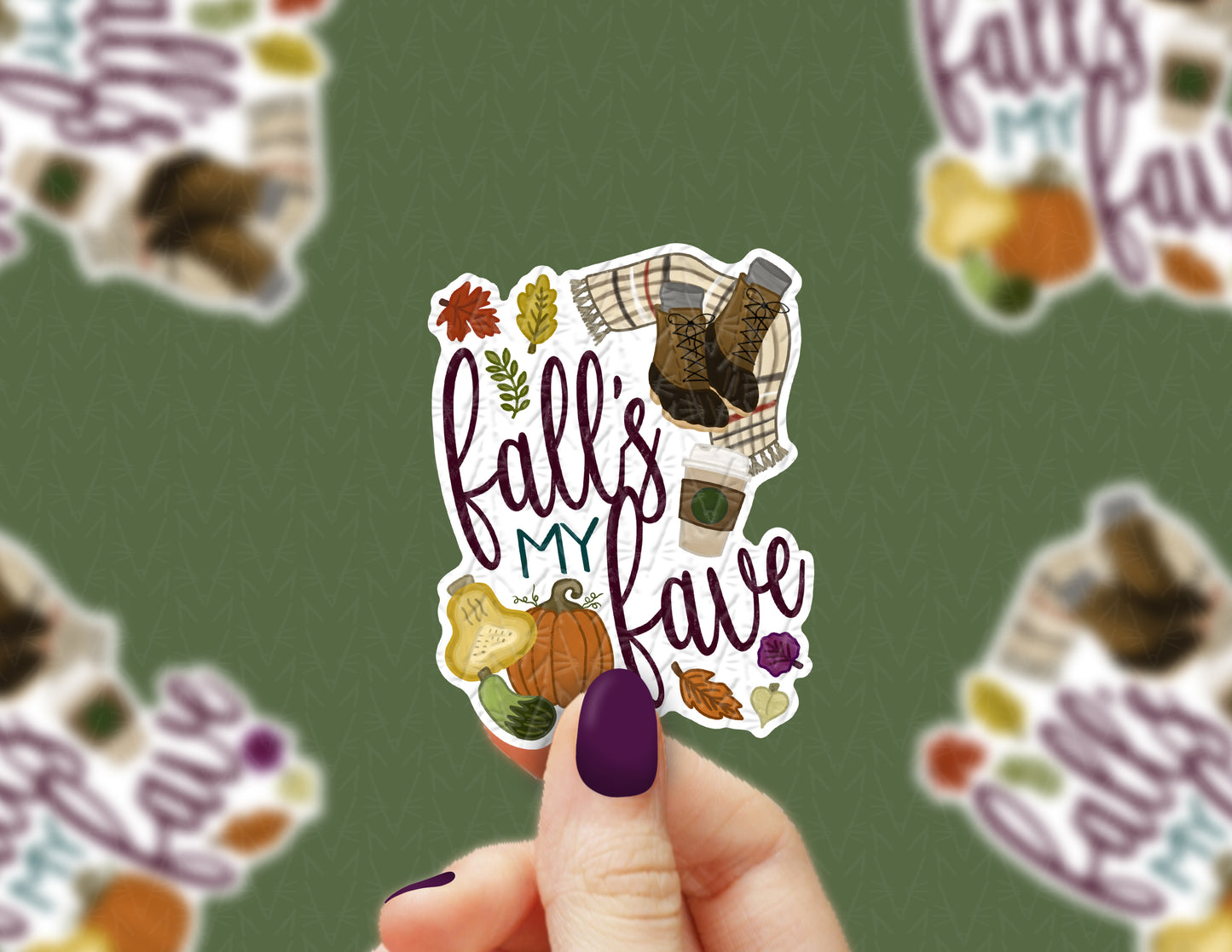 Fall's My Fave Sticker